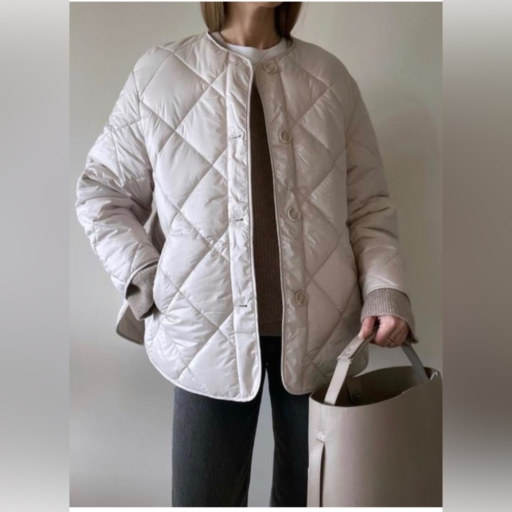 H&M oversized quilted jacket